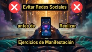 Evitar Redes Sociales antes de Realizar Ejercicios de Manifestación