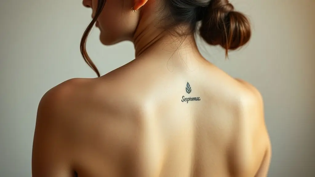 Tatuaje simbólico de cierre de ciclos en mujer - Serpromax